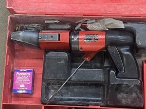lot 37 image: Hilti DX600N Powder Actuated Fastener With Accessories
