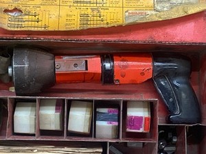 lot 39 image: Hilti DX600N Powder Actuated Fastener With Accessories