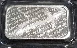 1 TROY OZ. .999 FINE SILVER BAR SILVERTOWNE SEALED