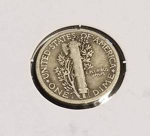 1918-S MERCURY DIME VF