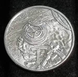 1 TROY OZ. .999 FINE SILVER PROSPECTOR ROUND