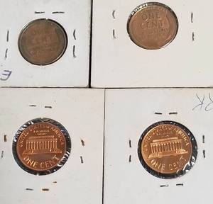 4 US CENTS AS PICTURED