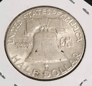 1948-D FRANKLIN SILVER HALF DOLLAR