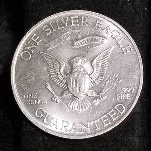 PRE SILVER EAGLE 1979 INTEGRITY LIBERTY SILVER EAGLE 1 OZ .999 FINE SILVER