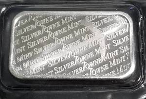1 TROY OZ. .999 FINE SILVER BAR SILVERTOWNE SEALED