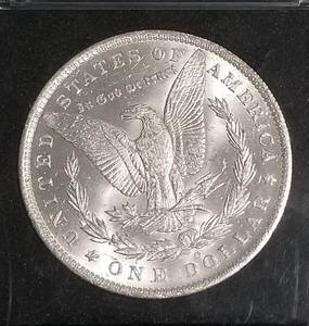 1885-O MORGAN SILVER DOLLAR BLACK CASE