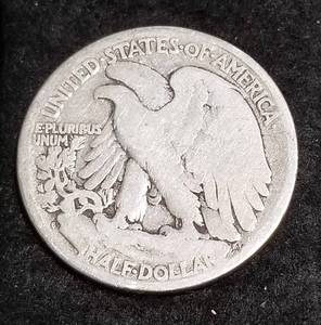 1923-S WALKING LIBERTY HALF DOLLAR