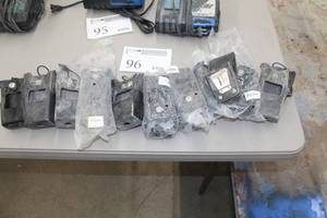 lot 96 image: Lot of (10) Motorola, Kenwood Radio Holsters