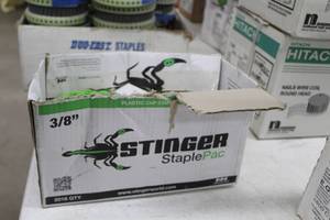 lot 175 image: Lot of (1) Stinger Staple Pac 38 Plastic Caps 2016-count Box