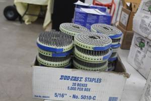 lot 173 image: Lot of (27) Duo-Fast Coil Nail Rolls