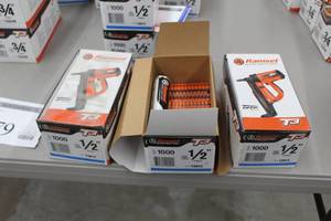lot 179 image: Lot of (3) Ramset T3 Fastener 12 with Fuel Cell 1000-count Box