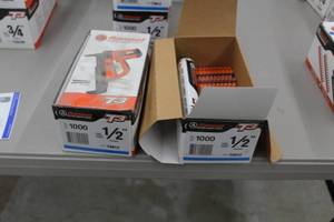 lot 180 image: Lot of (2) Ramset T3 Fastener 12 with Fuel Cell 1000-count Box