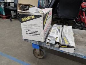 lot 199 image: Lot of (1) Grabber SuperDrive Collated Drywall Screws Phosphate Bugle Head Coarse 7x2 8000-count Box