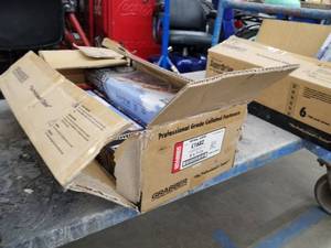 lot 201 image: Lot of (3) Grabber Collated Drywall Screws Phosphate Bugle Head Phillips Fine 6x2 C768 1000-count Box