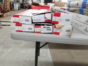lot 206 image: Lot of (6) Grabber Collated Drywall Screws Assorted Size 1000-count Box
