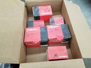 lot 210 image: Lot of (8) Hilti Fasteners Assorted Size