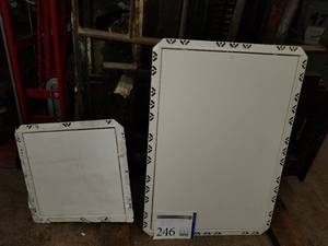 lot 246 image: Lot of (2) Access Door - 11-34 x 11-34 x 1-14, 24 x 16 x 1-14