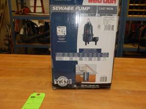 Red Lion Sewage Pump - BRAND NEW IN BOX