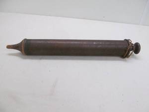 lot 32 image: antique wood duster