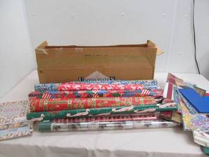 lot 51 image: Christmas wrapping paper