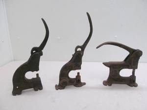 lot 65 image: vintage leather punches