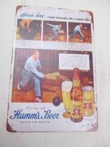 lot 109 image: Hamms Beer sign