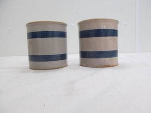 lot 110 image: vintage stoneware crocks