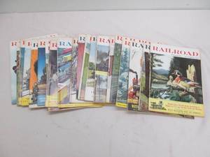 lot 127 image: vintage railroad magazines