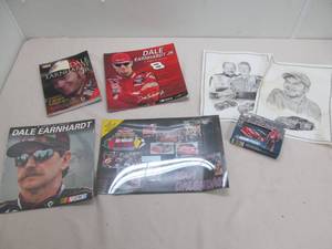 lot 136 image: Dale Earnhardt calendars, drawings, cards, magazine