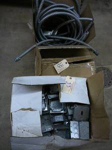 Square Boxes & Flex Conduit