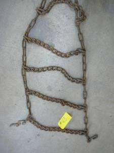 Pair of Large Tire Chains