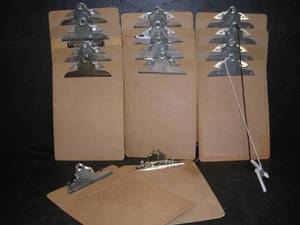 lot 68 image: STANDARD SIZE CLIP BOARDS