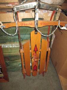 Vintage Flexible Flyer Metal Framed...