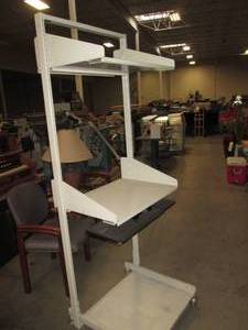 Tall Mobile Computer Work Station o...