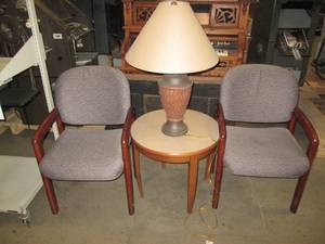 Reception Area Furniture (2) Chairs...