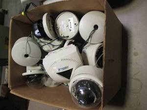Box of Security Cameras...