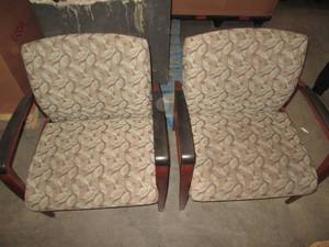 (2) Wide Office Chairs...