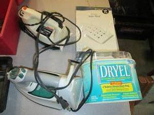 (2) Black & Decker Irons, Iron Rest...