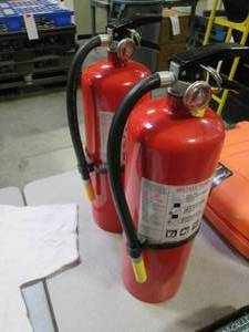 Lot of 2 Large File Extinguishers...