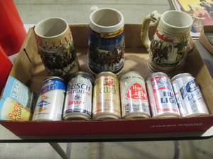 Vintage Budweiser Steins One Noted...