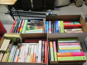 (4) Boxes of Books See Photos...