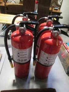 Lot of (4) Large Fire Extinquishers...