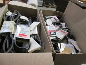 (2) Large boxes of Belts (Dayton, T...