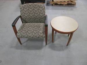 Side Chair & Table Good Condition...