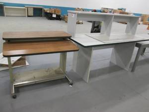 Lot of (2) Standing Work Stations (...