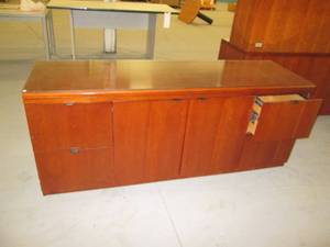 Executive Office Credenza With Buil...