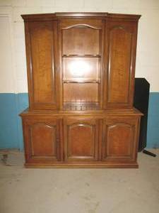 Large Buffet Hutch With Open Shelve...