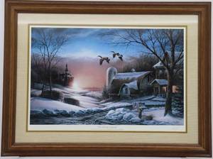 lot 3 image: Sharing Season II by Terry Redlin