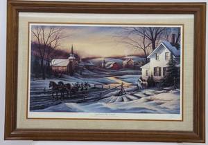 lot 5 image: Together for the Season by Terry Redlin