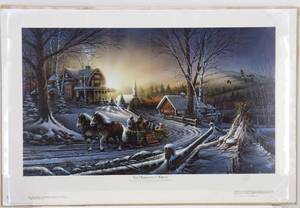 lot 20 image: The Pleasures of Winter by Terry Redlin